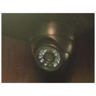 Εγκατάσταση dome κάμερας της provision ctv (κλειστό κύκλωμα παρακολούθησης)
